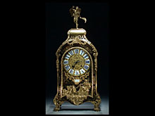 Hampel Gro�e, franz�sische Boulle-Uhr des 18. Jhdts.