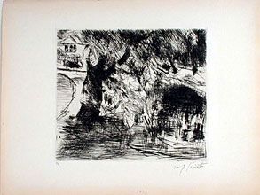 Хампель  Lovis Corinth  1858 Tapiau -  1925 Zandvoort