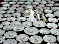 Хампель Großes Fürstenberg-Porzellanservice um 1790.