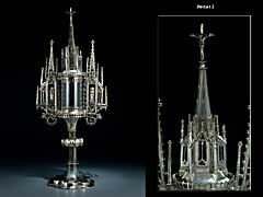 Hampel  Silber- Monstranz 