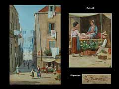 Hampel G. Roveni Italienischer Maler des 19. Jhdts.