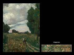 Hampel Henri-Joseph Harpignies 1819 Valenciennes - 1916 St. Prive’Yonne bedeutender Maler im