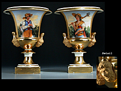 Hampel Paar Krater-Vasen