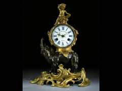 Hampel LOUIS XV-ELEFANTENUHR signiert: “J. Bte Dutertre Paris“.