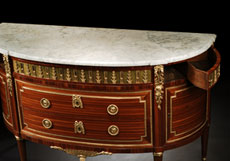 Bedeutende, franz�sische Louis XVI-Kommode, gestempelt 