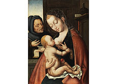 Hampel Joos van Cleve, um 1485 Kleve - um 1540 Antwerpen, zug.