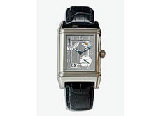Hampel Herrenarmbanduhr Jaeger LeCoultre Reverso Platin 950 Duo Spring Barrels