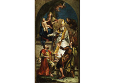 Hampel Francesco Salvator Fontebasso,  <br />
1709 Venedig - 1769,  zug. / Umkreis des