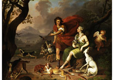 Hampel Johann Heinrich Tischbein,  
1722 Haina - 1789 Kassel,  zug. / Umkreis des