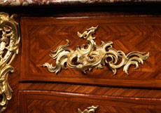 Hampel Bedeutende und h�chst elegante Louis XV-Kommode von Germain Landrin