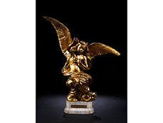 Хампель Bronzefigur eines Friedensengels