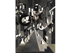 Хампель Sándor Bortnyik, 1893 - 1976, zug.