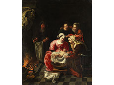 Hampel Nicolaes Berchem,
1620 - 1683, in der Art des