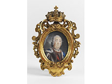 Hampel Miniaturbildnis von Friedrich August III., Kurfürst von Sachsen