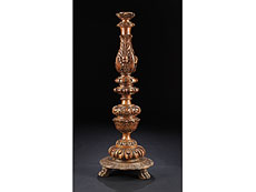Hampel Großer, reich geschnitzter Baluster