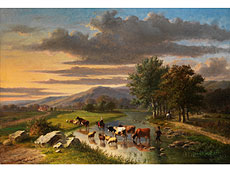 Hampel Eugène Verboeckhoven,
1799 - 1881
und Louis-Pierre Verwée