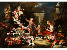 Hampel  Abraham Brueghel,  1631 - 1690