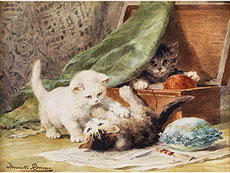 Hampel Henriette Ronner-Knip, <br />1821 Amsterdam - 1909 Br�ssel