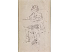 Hampel Max Liebermann,  
1847 - 1935, 
mit Autograph von Leo Fall, 1873 - 1925, �sterreichischer Komponist  und Kapellmeister