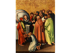 Hampel Lucas Cranach d. Ä.,
1472 Kronach – 1553 Weimar, Werkstatt