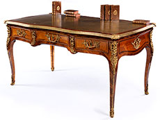 Hampel Elegantes, franz�sisches Louis  XV-Bureau Plat