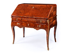Hampel Elegantes Louis XV-Bureau - �Secr�taire en Peinte� in Art von Abraham Nicolas Couleru