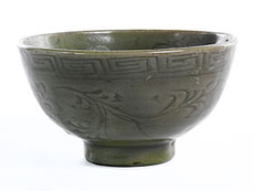 Hampel Tiefe, konische Celadonschale