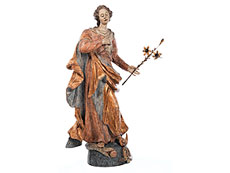Hampel Schnitzfigur einer Maria Immaculata