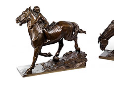 Hampel Paar Reiterfiguren