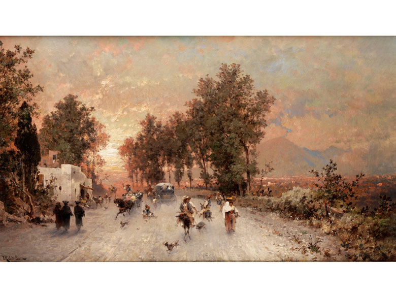 Franz Richard Unterberger, 1838 Innsbruck 1902 Neuilly Hampel Fine