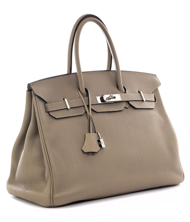 † Hermès Birkin Bag 35 cm „Gris Tourterelle“