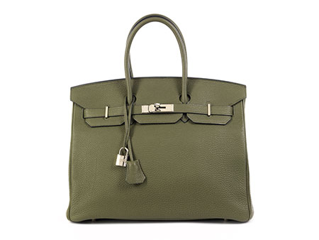 † Hermès Birkin Bag 35 cm „Vert Veronese“