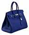 Detailabbildung:  Hermès Birkin Bag 35 cm „Bleu Electrique“