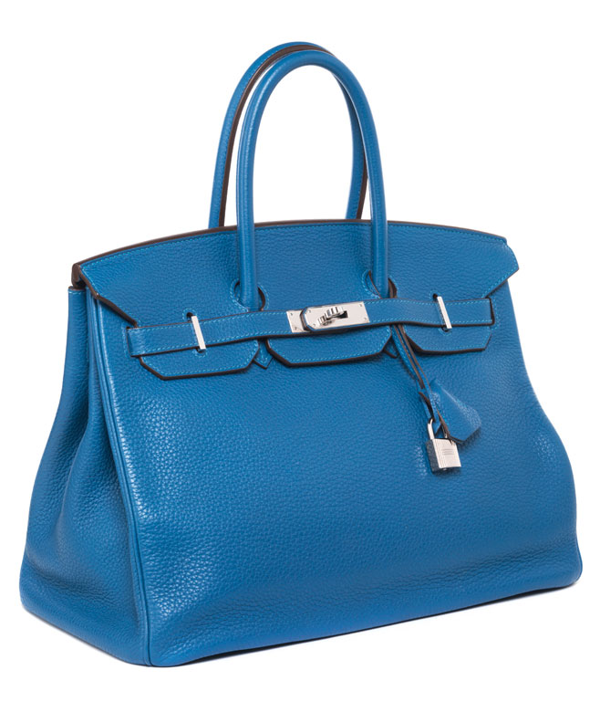 † Hermès Birkin Bag 35 cm „Mykonos“