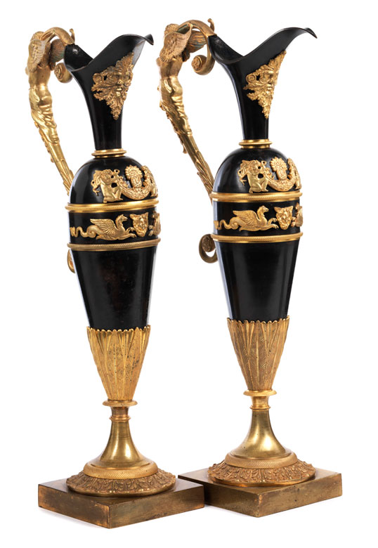 Paar klassizistische Kaminvasen - Hampel Fine Art Auctions
