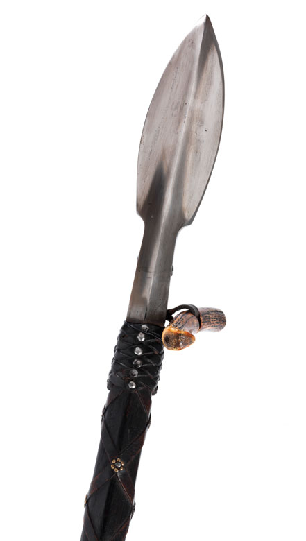 Fer De Lance Craftomatik – Saufeder Haut Charbon – Pointe Large 36 Cm – Acier 1045 – Neuf