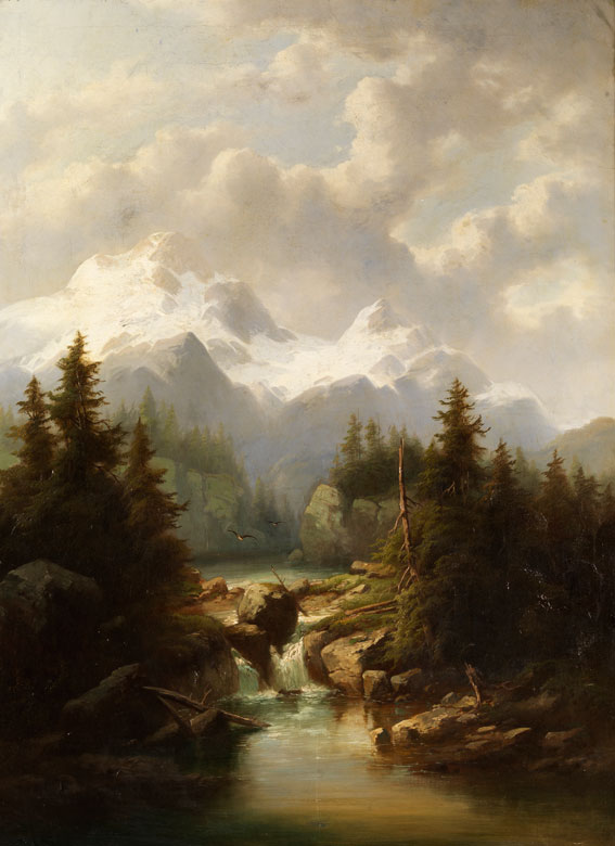 Anton Hansch, 1813 Wien 1876 Salzburg, Umkreis Hampel Kunstauktionen