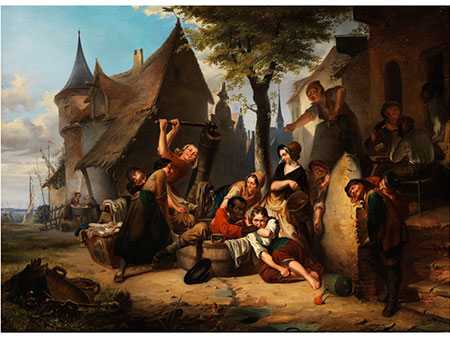 Jan David Col 1822 1900 Und Cornelis Van Leemputten 1841 1902 Hampel Kunstauktionen