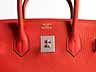 Detailabbildung:  Hermès Birkin Bag 35 cm Rouge Pivoine 