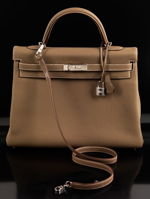 Hermès Kelly Bag 35 cm „Etoupe“