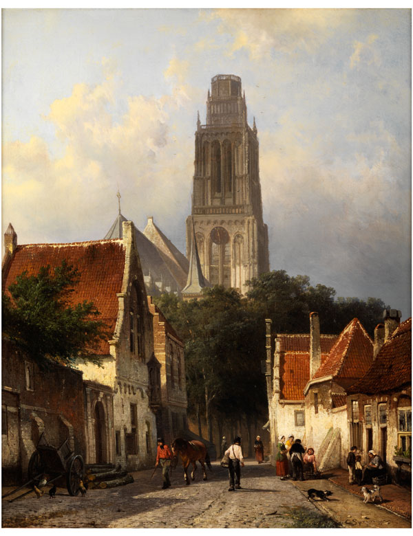 Cornelis Springer, 1817 Amsterdam - 1891 Hilversum