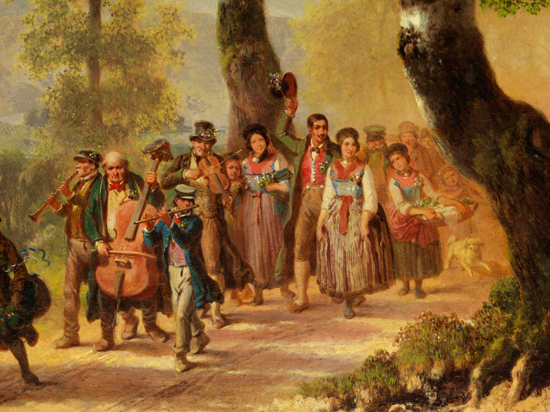 August Richard Zimmermann, 1820 Zittau 1875 München Hampel