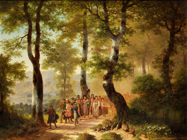August Richard Zimmermann, 1820 Zittau 1875 München Hampel