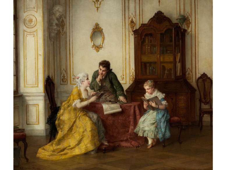 Otto Wilhelm Eduard Erdmann, 1834 Leipzig 1905 Düsseldorf Hampel