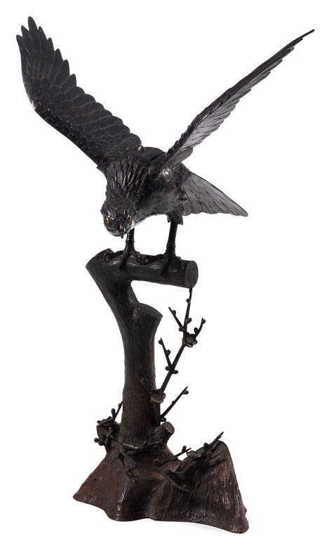 Monumentaler Bronzeadler