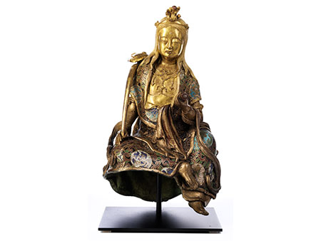 † Bronzefigur Guanyin