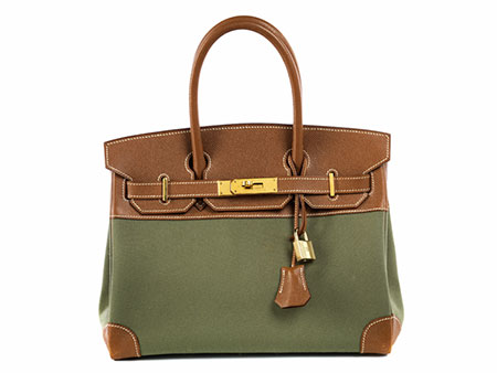 Hermès Birkin Bag „Canvas and Leather“