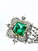 Detailabbildung: Smaragd-Diamantbrosche von Van Cleef & Arpels