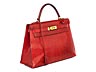 Detailabbildung: Hermès Kelly Bag Echse „Rouge“