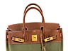 Detailabbildung: Hermès Birkin Bag „Canvas and Leather“